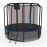 Батут FitToSky 312 см Black Premium c сеткой и лесенкой 60 пружин