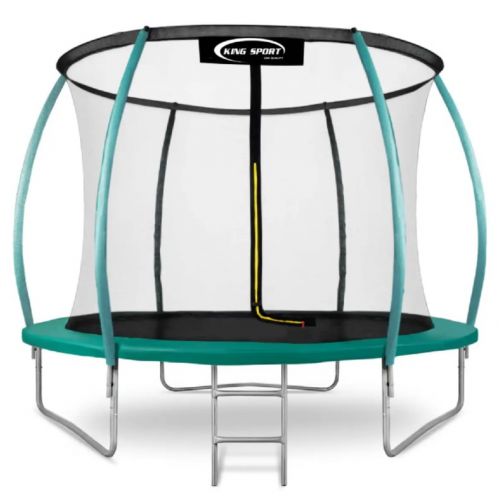 Батут 252см King Sport PRO c внутренней сеткой + Подарок лестница!
