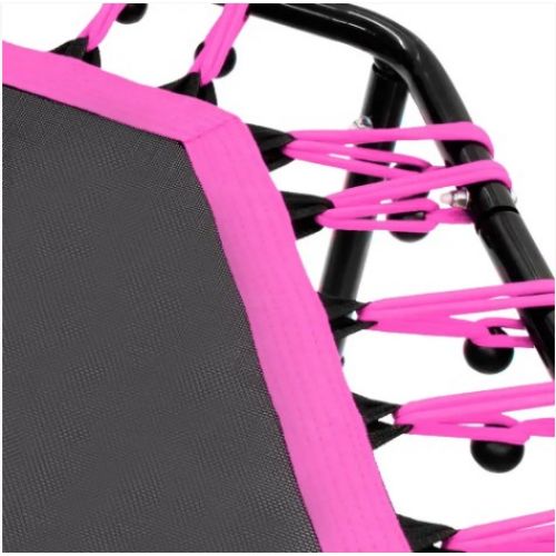 Фитнес батут с ручкой King Sport 130см Pink