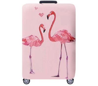 Чехол для чемодана Dorami большой L pink Flamingo