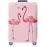 Чехол для чемодана Dorami большой L pink Flamingo