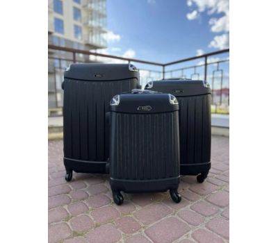 Чемодан RGL 735 большой (L) на 4 колесах Черный