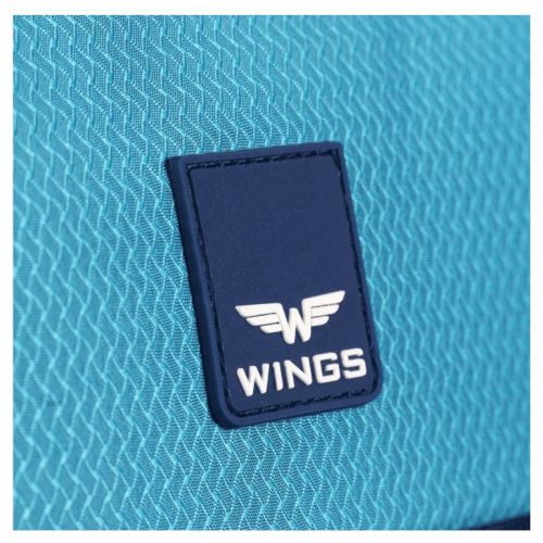 Большой (L) чемодан Wings LRK01 Голубой