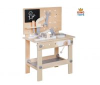 Дерев’яний верстак MiniWorkshop для маленького майстра з інструментами Дерев’яний верстак MiniWorkshop для маленького майстра з інструментами