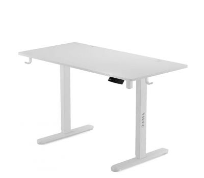 Стол с электрическим подъемником Virgo Elevar White
