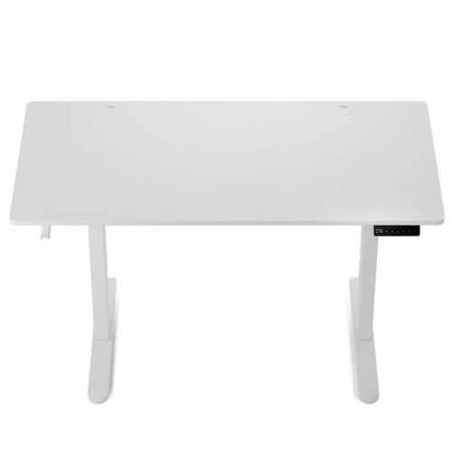 Стол с электрическим подъемником Virgo Elevar White