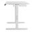 Стол с электрическим подъемником Virgo Elevar White