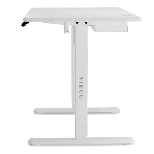 Стол с электрическим подъемником Virgo Elevar White