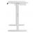 Стол с электрическим подъемником Virgo Elevar White