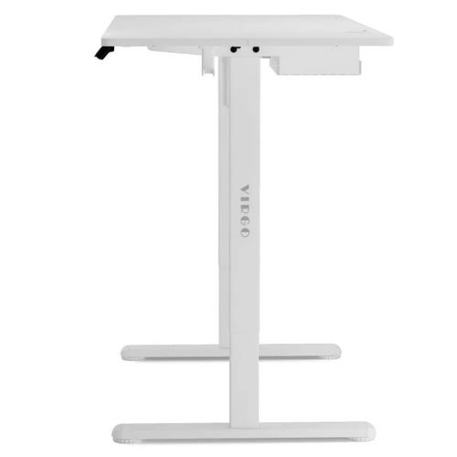 Стол с электрическим подъемником Virgo Elevar White