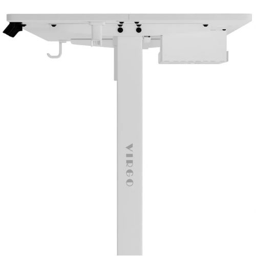 Стол с электрическим подъемником Virgo Elevar White