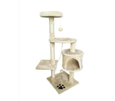 Когтеточка, домик, дряпка для кошек Avko CatTree 1048 Beige