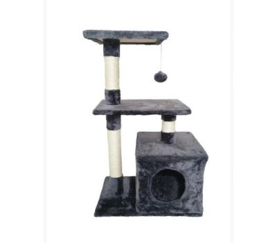 Когтеточка, домик, дряпка для кошек Avko CatTree 1053 Grey