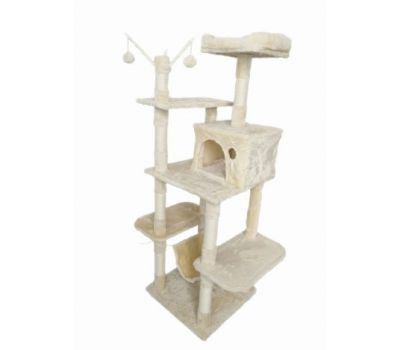 Когтеточка, домик, дряпка для кошек Avko CatTree 1063 Beige
