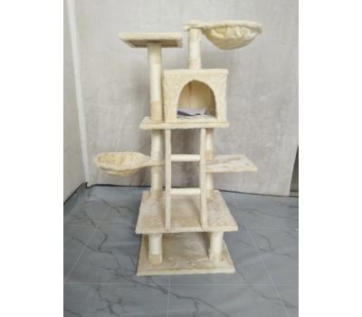 Когтеточка, домик, дряпка для кошек Avko CatTree 1323 Beige