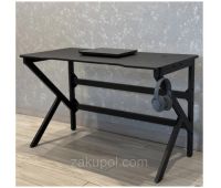 Комп'ютерний стіл EXTREME EXT GT Чорний | 120x60x75 см