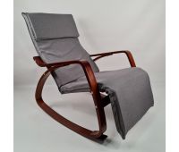 Крісло гойдалка Avko ARC001 Walnut Grey Крісло гойдалка Avko ARC001 Walnut Grey