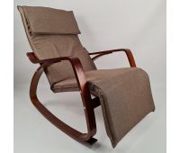 Крісло гойдалка Avko ARC002 Walnut Latte Крісло гойдалка Avko ARC002 Walnut Latte