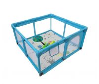 Дитячий розкладний манеж Avko 120х180 см Blue + кульки та килимок
