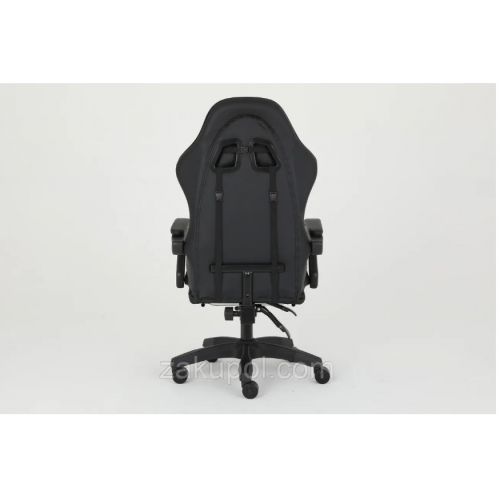 Компьютерное кресло с подставкой для ног CARBON Quattro Gaming Черно-зеленый