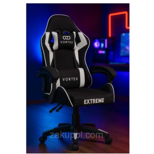 Компьютерное кресло из ткани Extreme VORTEX Белый