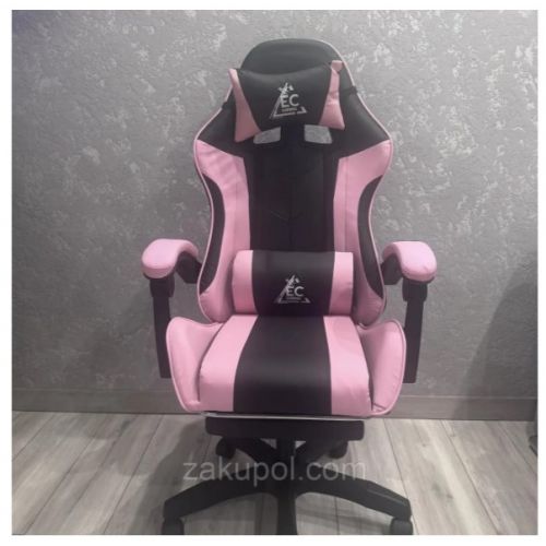 Компьютерное кресло GAMER KO24ZIEL Черно-розовый