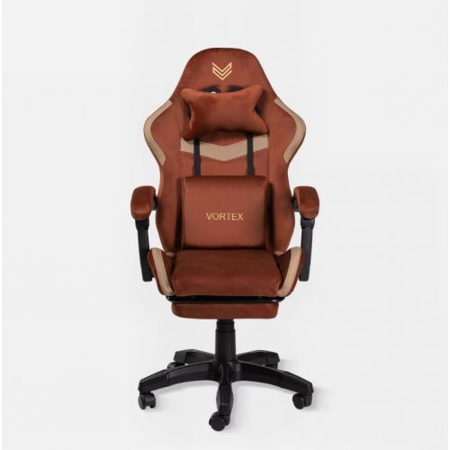 Геймерское кресло Virgo X27 Vortex Coffe Велюр