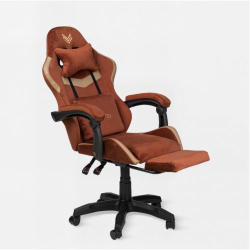 Геймерское кресло Virgo X27 Vortex Coffe Велюр