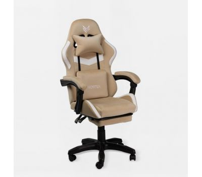 Геймерское кресло Virgo X27 Vortex Light Yellow Велюр