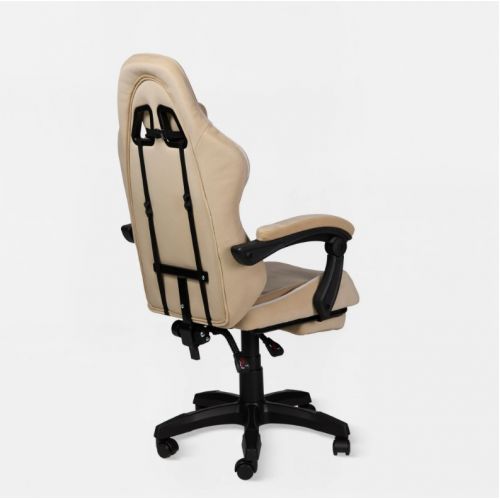 Геймерское кресло Virgo X27 Vortex Light Yellow Велюр