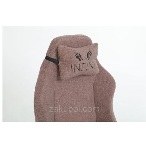Компьютерное кресло из экомеха INFINI BOUCLE Темно-коричневый
