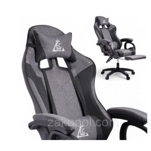 Компьютерное кресло из ткани LevelUp KO29SZ Серо-черный