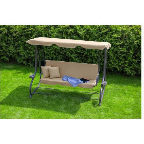 Садовая раскладная качеля FunFit Relax Plus Beige
