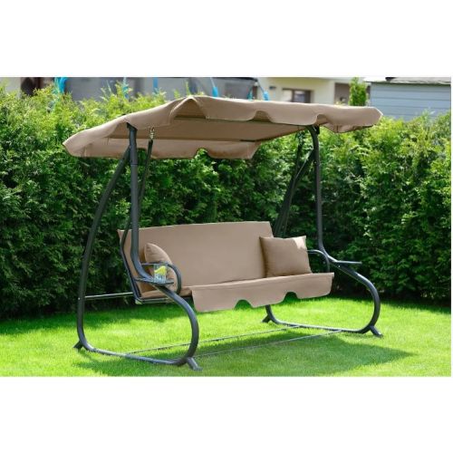 Садовая раскладная качеля FunFit Relax Plus Beige
