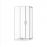 Стеклянная душевая кабина AVKO Glass RDS06, 90х90х190 Chrome