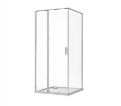 Стеклянная душевая кабина AVKO Glass RDR13B, 90х90х190 Chrome