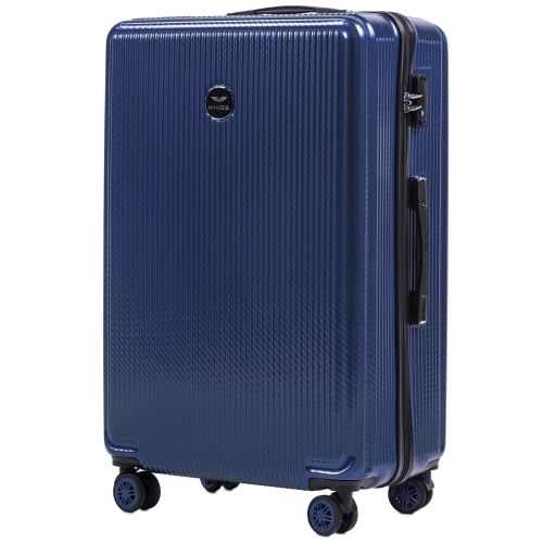 Набор чемоданов из поликарбоната Wings African 565 3 штуки middle blue