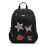 Рюкзак школьный детский Wings BP20 Patches черный 16 л