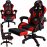 Кресло геймерское Malatec 8979 Red с подставкой черно-красное