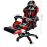 Кресло геймерское Malatec 8979 Red с подставкой черно-красное