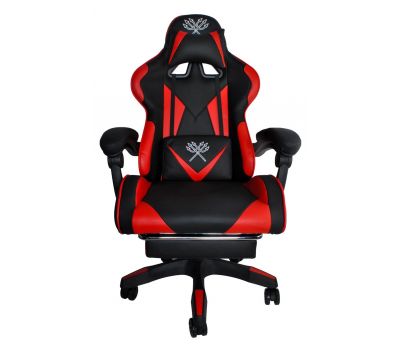 Кресло геймерское Malatec 8979 Red с подставкой черно-красное