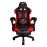 Кресло геймерское Malatec 8979 Red с подставкой черно-красное